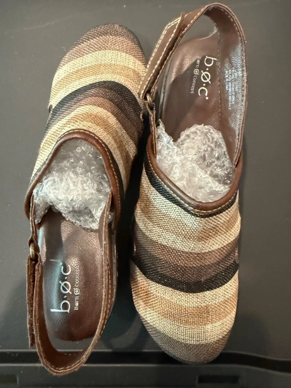 B.O.C. (BORN CONCEPT) wedge Sandal - Size 9